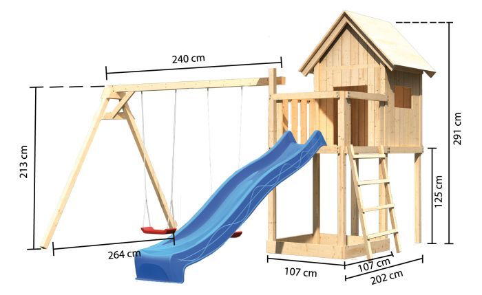 Dětské hřiště KARIBU FRIEDA 91180