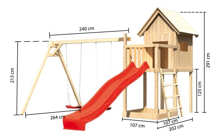 Dětské hřiště KARIBU FRIEDA 91181