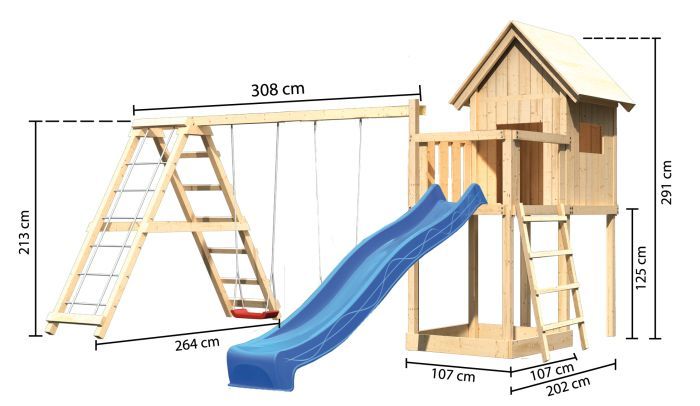 Dětské hřiště KARIBU FRIEDA 91184