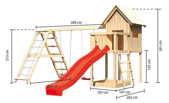 Dětské hřiště KARIBU FRIEDA 91185