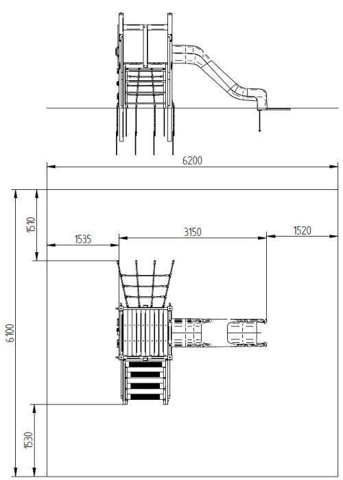 Dětské hřiště Camelot M2 100