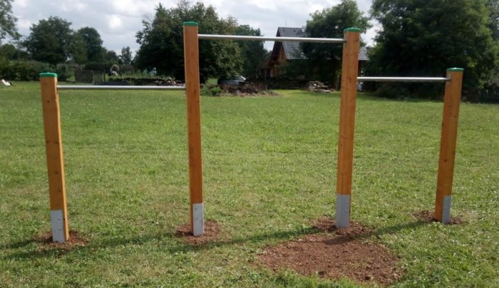 Workoutový prvek - Trojhrazda