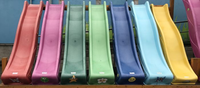 Skluzavka KBT 228 cm s přípojkou na vodu